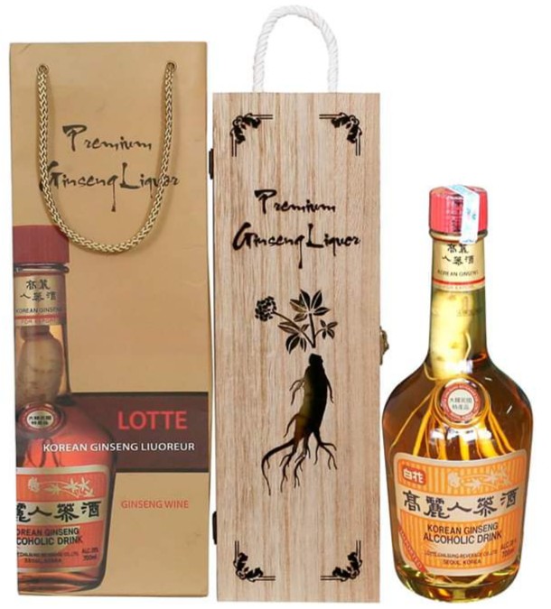 HỘP QUÀ RƯỢU SÂM HÀN QUỐC KOREAN GINSENG WINE